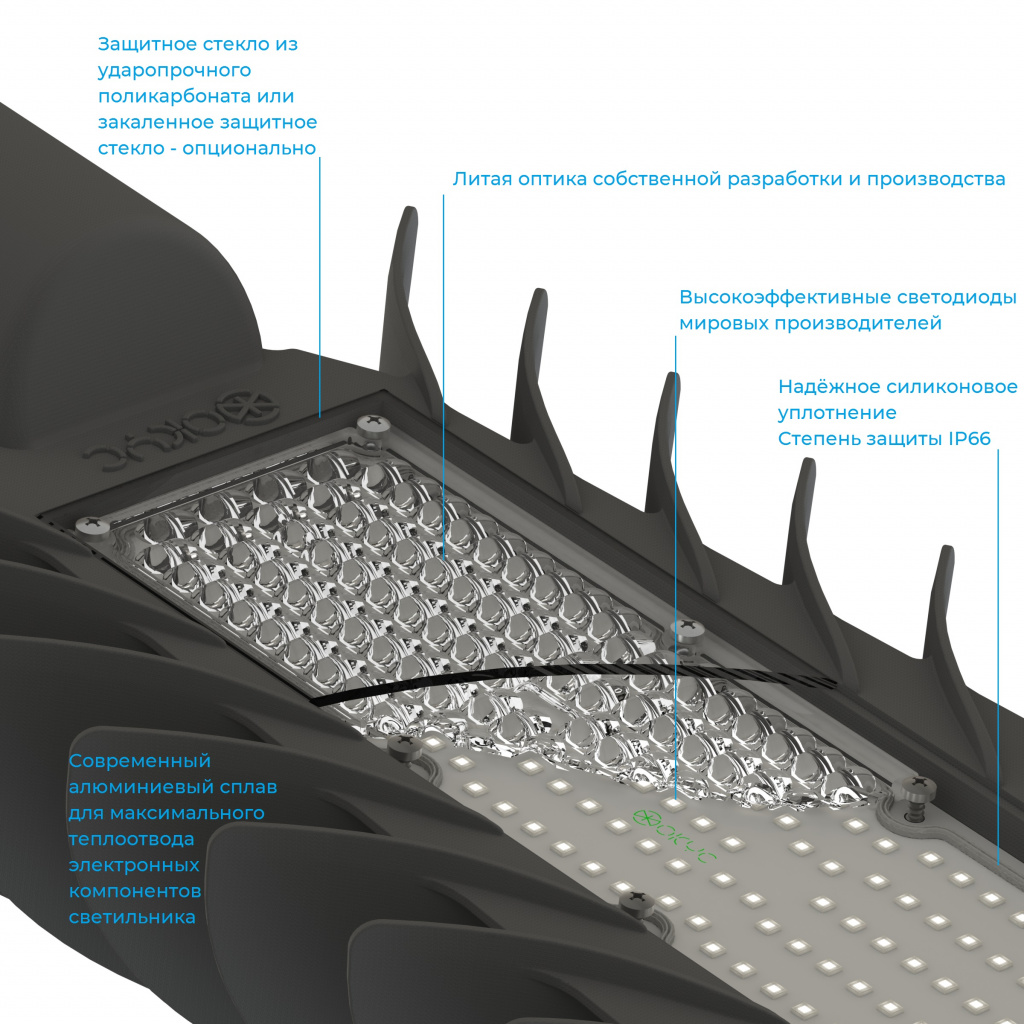 Конструкция светильников ФОКУС ЛАЙТ